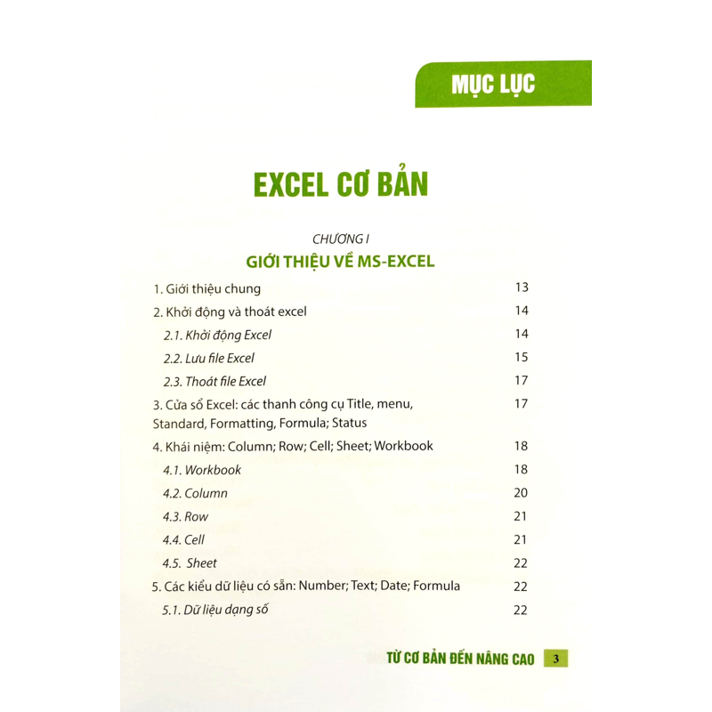 Excel Ứng Dụng Văn Phòng Từ Cơ Bản Đến Nâng Cao