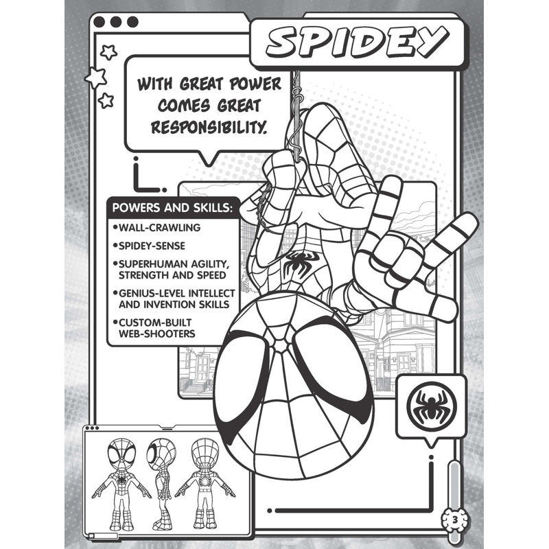 Spidey And His Amazing Friends - Mega Colouring Book
