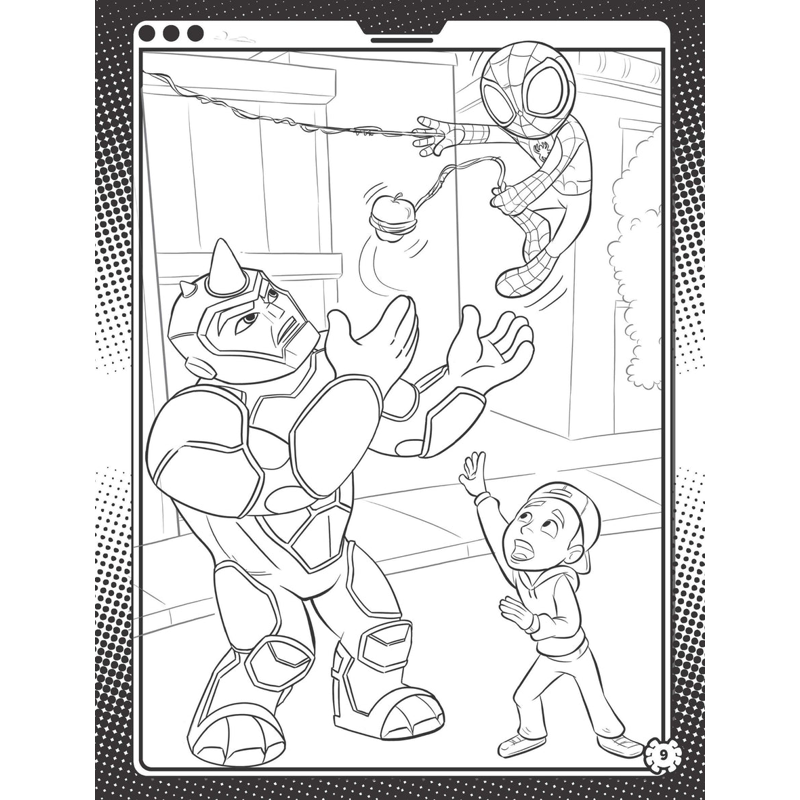 Spidey And His Amazing Friends - Mega Colouring Book