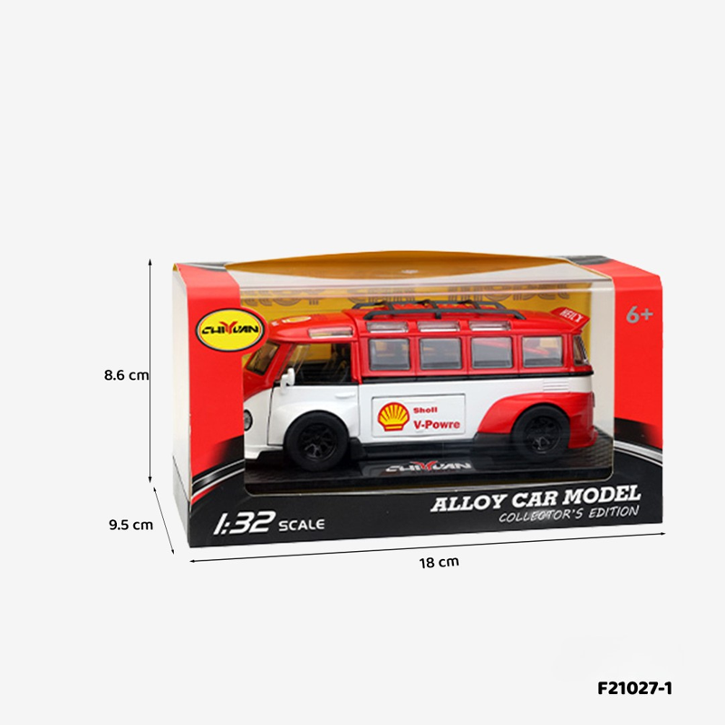 Chiyuan-F21027-1-Mô Hình Xe Kim Loại Tỉ Lệ 1:32 (Kèm Hộp Mica)(Giao Mẫu Ngẫu Nhiên)
