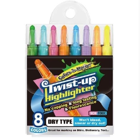 Bộ Viết Sáp Màu Globe 8 Cây HL08