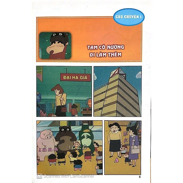 SHIN CẬU BÉ BÚT CHÌ T24-HOẠT HÌNH MÀU