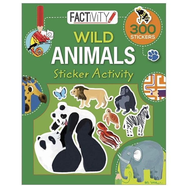 Factivity Balloon Stickers - Wild Animals