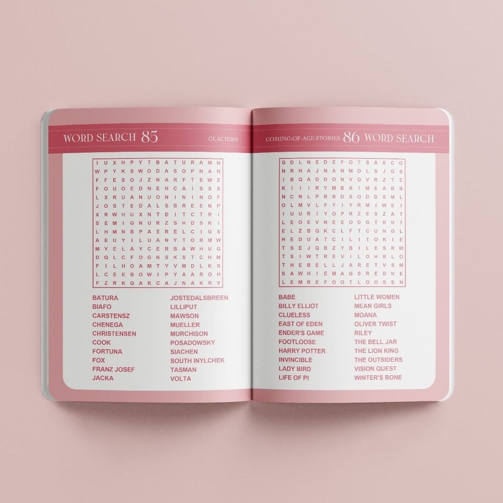 Faux Leather Puzzles Word Search