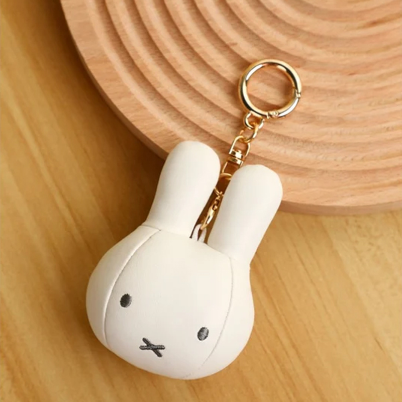 Miffy Đồ Chơi Móc Khóa Miffy Da Pu - Màu Trắng Mif37446