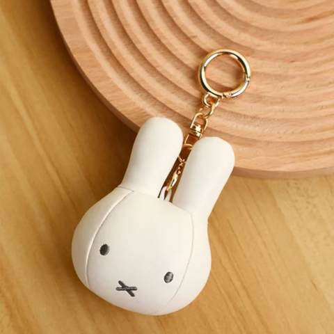 Miffy Đồ Chơi Móc Khóa Miffy Da Pu - Màu Trắng Mif37446