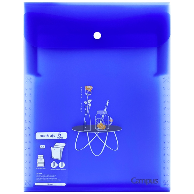 File Tài Liệu Đứng Df-5y-G2 Màu Xanh Than