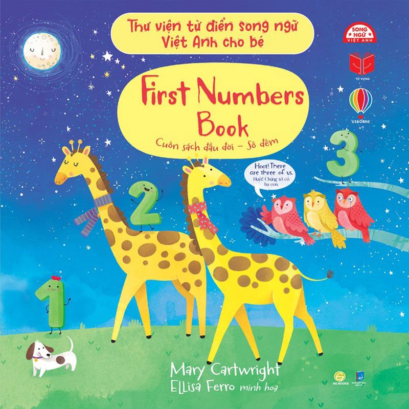 Thư Viện Từ Điển Song Ngữ Việt-Anh Cho Bé - First Numbers Book - Cuốn Sách Đầu Đời - Số Đếm
