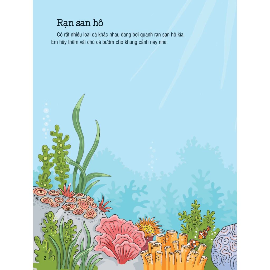 Sách Dán Hình Đầu Đời Cho Bé - Đại Dương