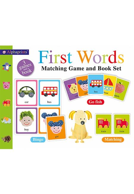 First Words: Matching Game And Book Set