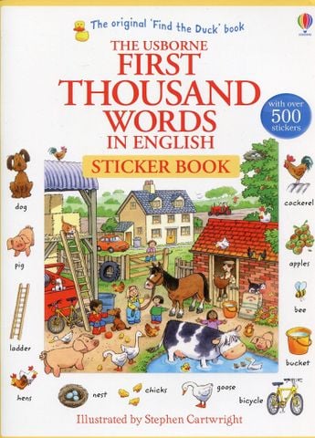 First 1000 Words In English Sticker Book