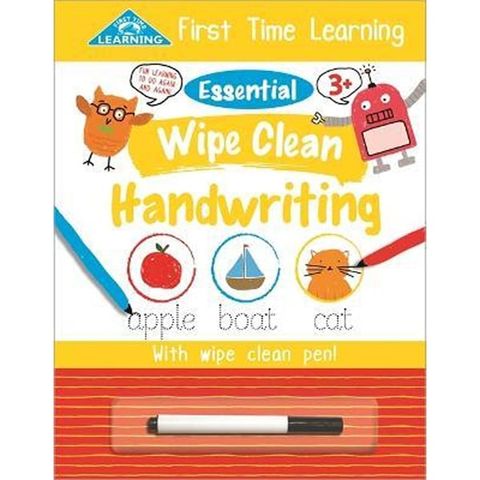 First Time Learning: Wipe Clean Handwriting