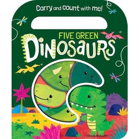 Five Green Dinosaurs