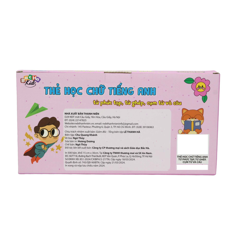 Flash Card Tiếng Anh - Từ Phức Tạp, Từ Ghép, Cụm Từ Và Câu