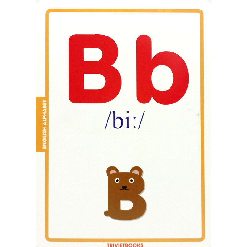 Flashcard Bảng Chữ Cái Tiếng Anh - English Alphabet