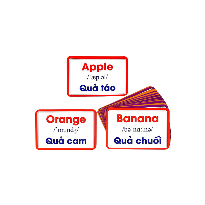 Flashcard Bộ Thẻ Trái Cây - Fruits