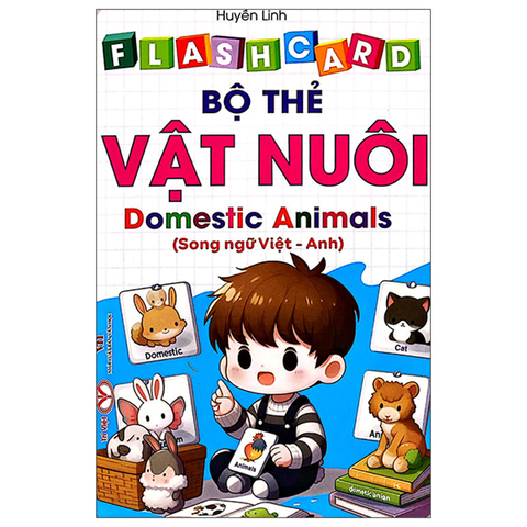 Flashcard Bộ Thẻ Vật Nuôi - Domestic Animals