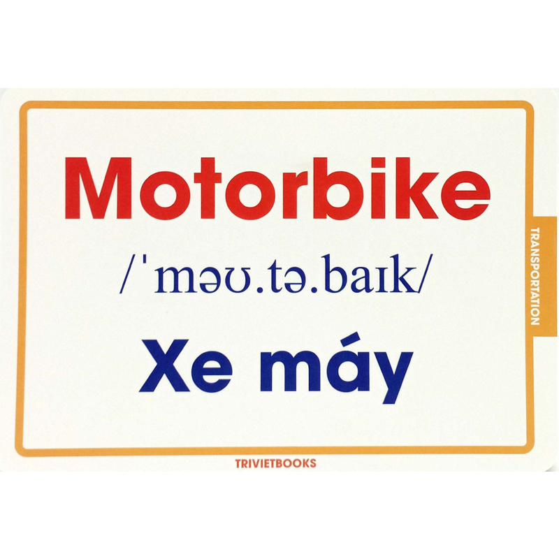 Flashcard Phương Tiện Giao Thông - Transportation