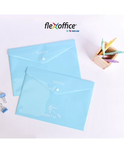 Bìa Nút A4 FO-CBF009 Màu Pastel T10 Xanh Dương