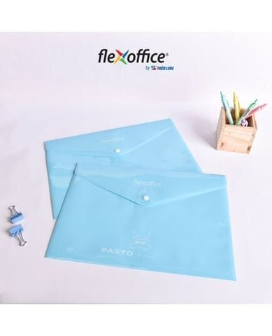 Bìa Nút F4 FO-CBF010 Màu Pastel T10 Xanh Dương