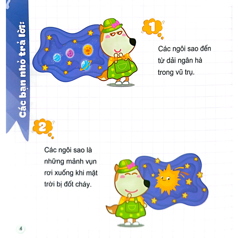 Wolfoo Khoa Học-Wolfoo Hỏi Bé Trả Lời-Về Không Gian Vũ Trụ
