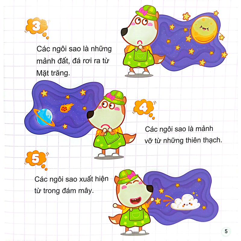 Wolfoo Khoa Học-Wolfoo Hỏi Bé Trả Lời-Về Không Gian Vũ Trụ