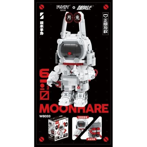 Funify Đồ Chơi Lắp Ráp Thỏ Mặt Trăng W8033 60018275