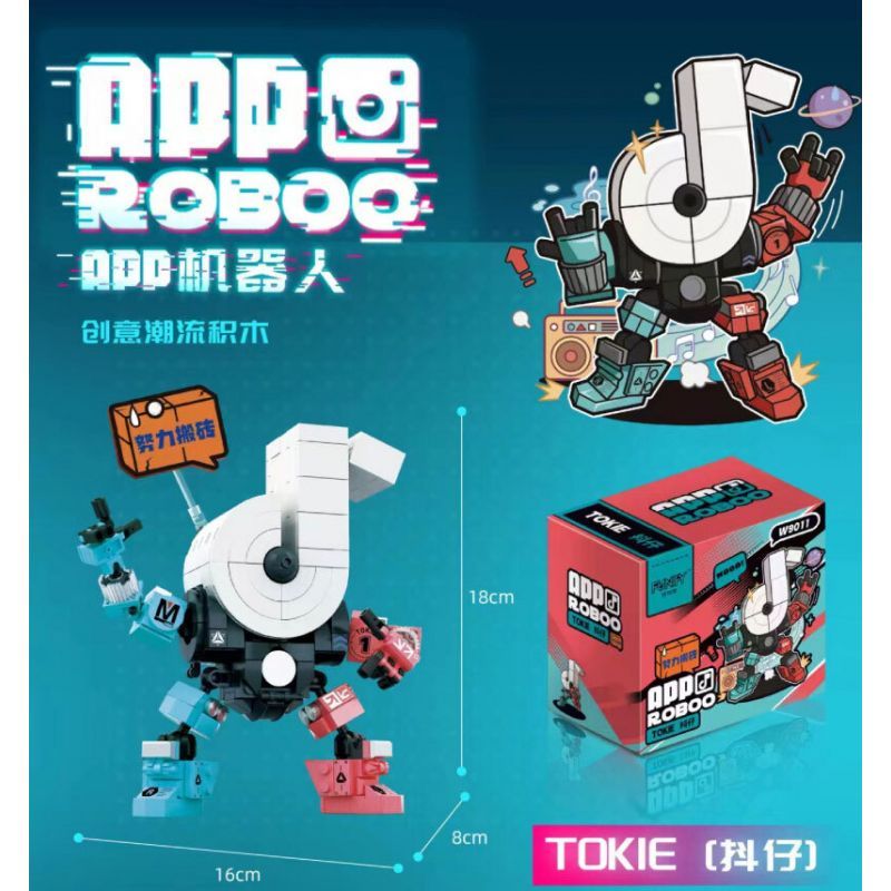Funify Lắp Ráp Robot App Douzai W9011