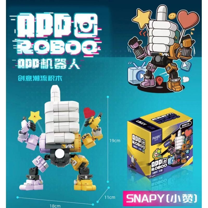 Funify Lắp Ráp Robot App Xiao Zan W9014