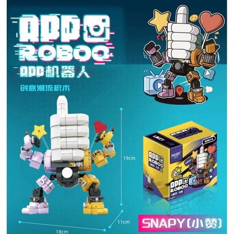Funify Lắp Ráp Robot App Xiao Zan W9014