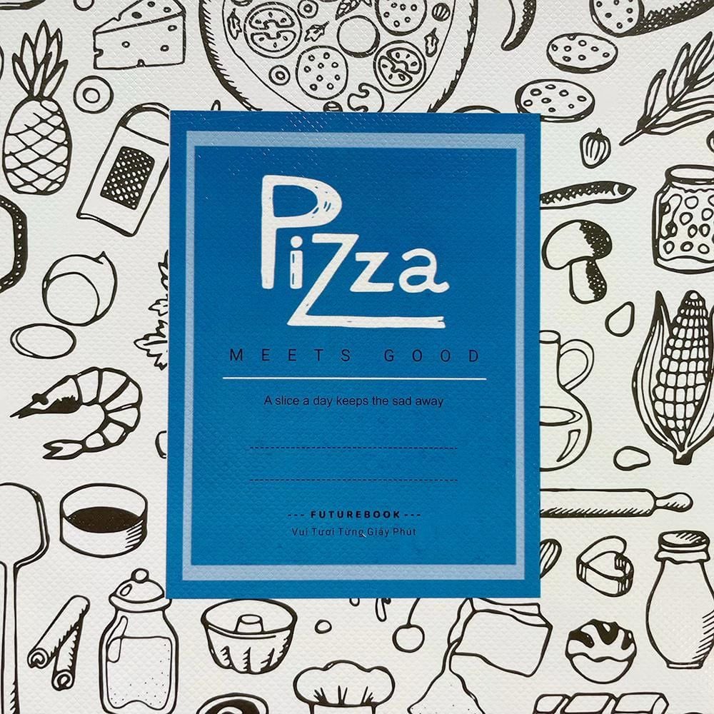 Tập Học Sinh 96tr Futurebook - Pizza A5 ĐL80gsm 4oly (Giao mẫu ngẫu nhiên)