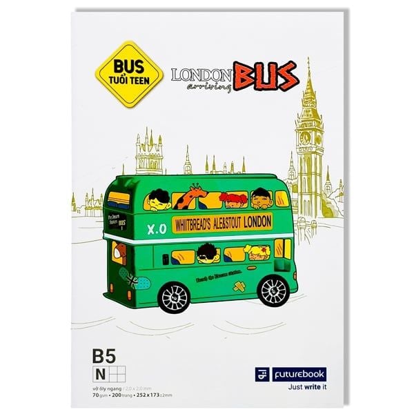 Tập Sinh Viên 200tr Futurebook - Teenbus B5 DL70gsm (Giao mẫu ngẫu nhiên)