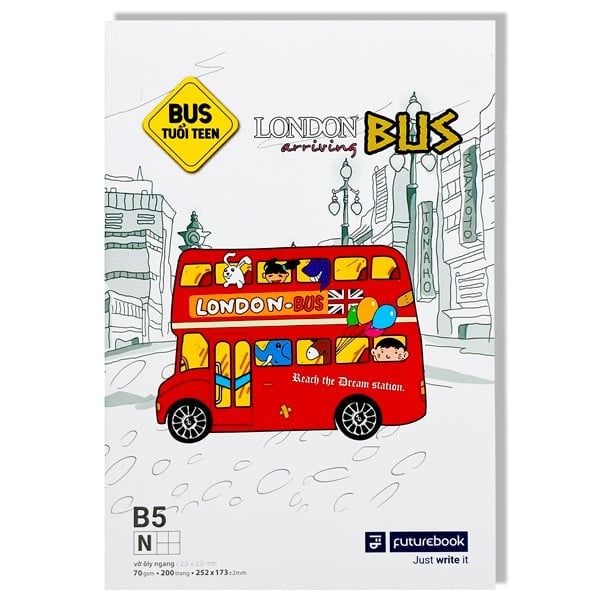 Tập Sinh Viên 200tr Futurebook - Teenbus B5 DL70gsm (Giao mẫu ngẫu nhiên)