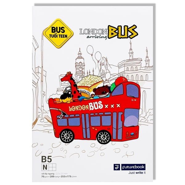 Tập Sinh Viên 200tr Futurebook - Teenbus B5 DL70gsm (Giao mẫu ngẫu nhiên)