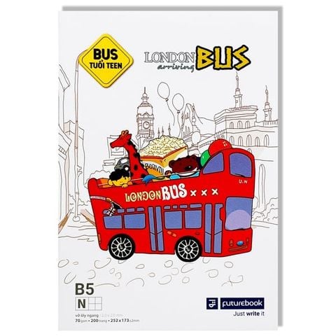 Tập Sinh Viên 200tr Futurebook - Teenbus B5 DL70gsm (Giao mẫu ngẫu nhiên)