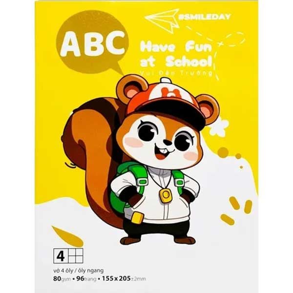 Tập Học Sinh F03 200tr Futurebook - ABC A5 DL80gsm 4oly (Giao mẫu ngẫu nhiên)