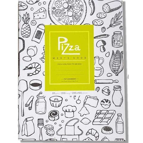 Tập Học Sinh F03 200tr Futurebook - Pizza A5 ĐL80gsm 4oly (Giao mẫu ngẫu nhiên)