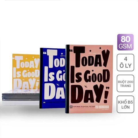 Tập Sinh Viên 200tr Futurebook - Good Day B5 DL80gsm 4oly (Giao mẫu ngẫu nhiên)