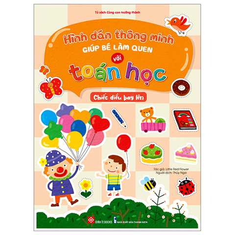 Hình Dán Thông Minh Giúp Bé Làm Quen Với Toán Học-Chiếc Diều Bay Lên