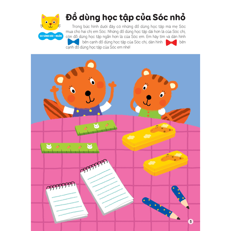 Hình Dán Thông Minh Giúp Bé Làm Quen Với Toán Học-Chiếc Diều Bay Lên