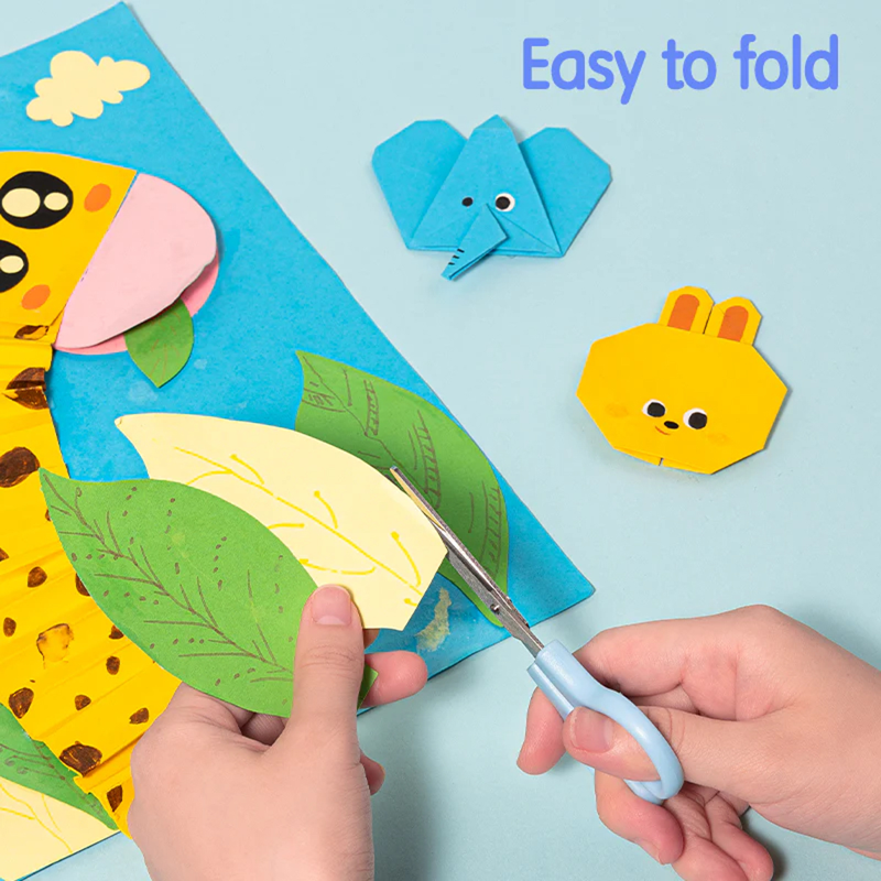 Deli - Giấy Gấp Thủ Công Origami 15*15cm Có 10 Màu Lẫn EY015 (100 Tờ/Xấp)