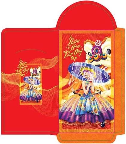 Bao Lì Xì Gấm Hoa Phú Quý (6 mẫu)