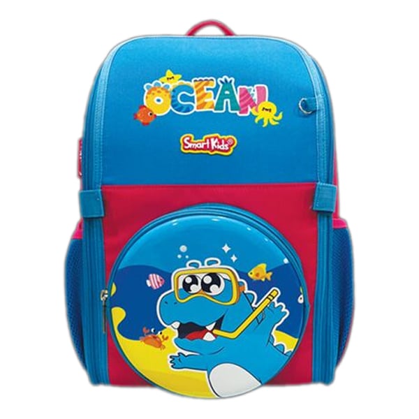 Balo Chống Gù Dino Discovery-Ocean B-027 Hồng-Xanh Dương