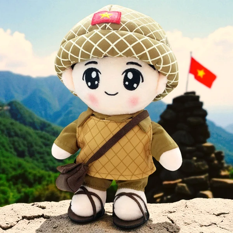 Tb Gấu Yêu Nước Đồng Chí Vệ Quốc Quân Lông Mịn Tc 2528025 25Cm