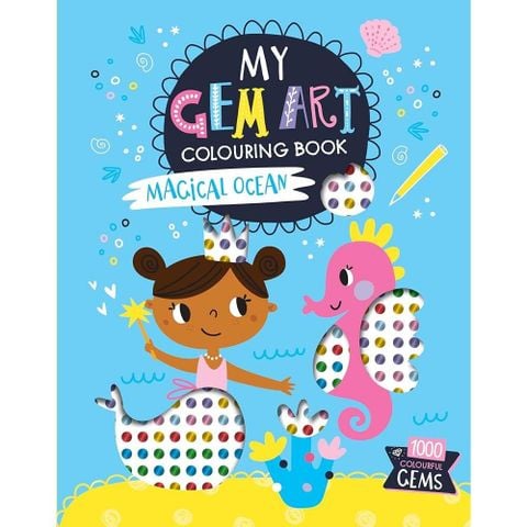 Gem Art Colouring Book – Ocean