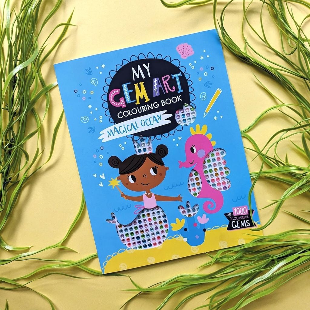 Gem Art Colouring Book – Ocean