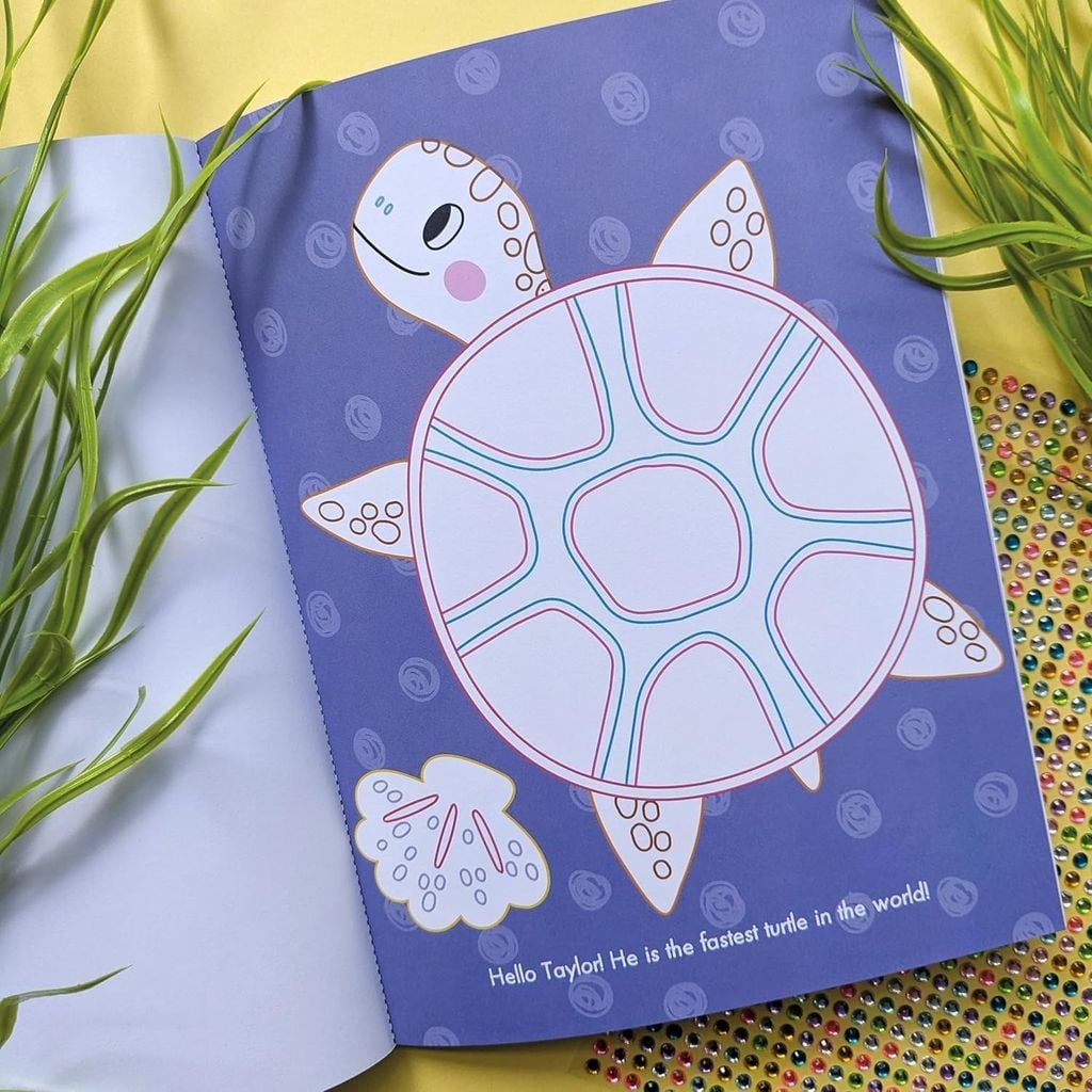 Gem Art Colouring Book – Ocean