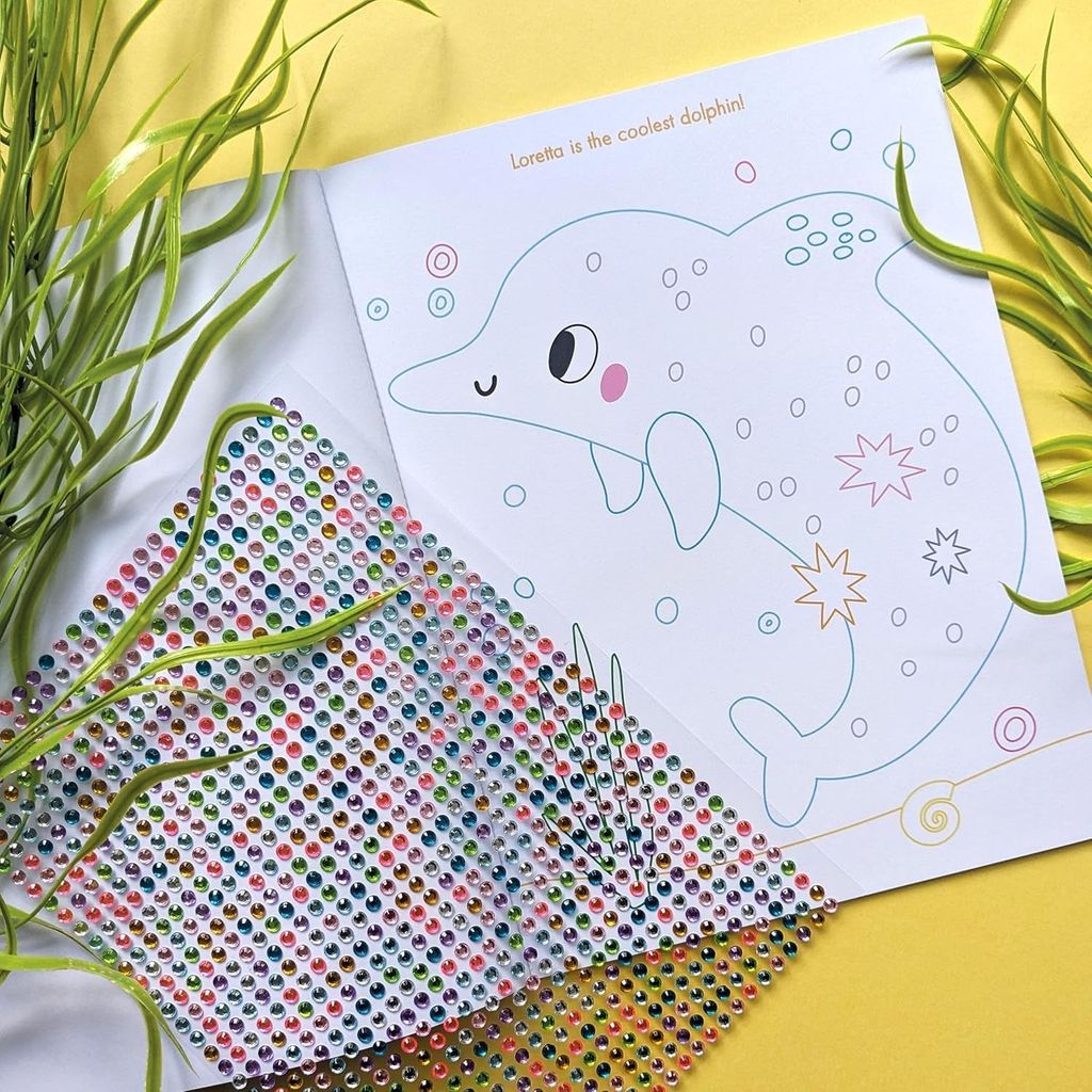 Gem Art Colouring Book – Ocean