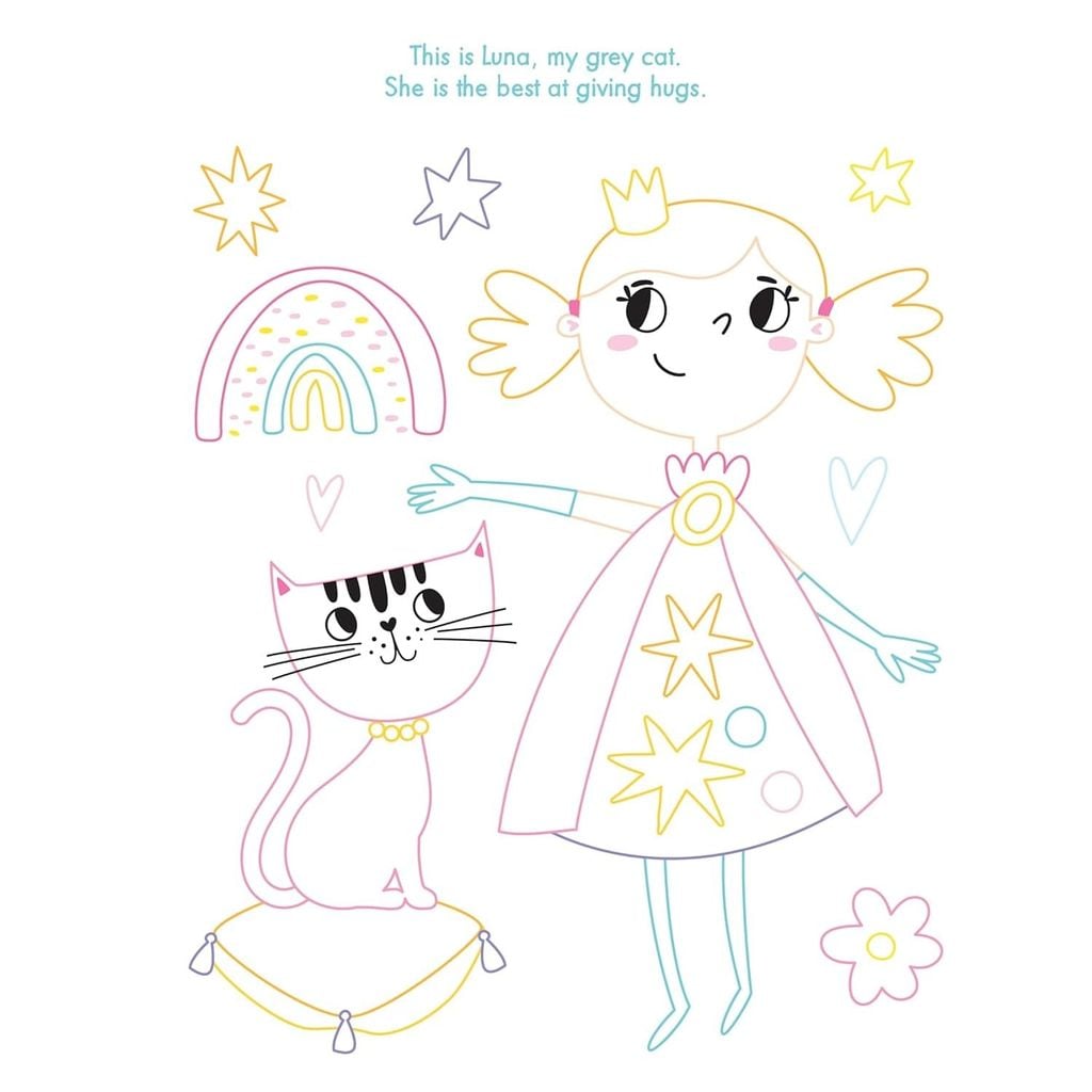 Gem Art Colouring Book – Princesses