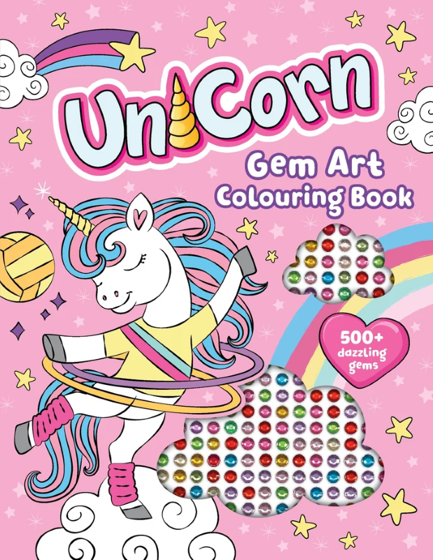 Gem Art Colouring Book - Unicorn